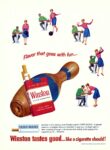 1965 Flavor that goes with fun... Winston tastes good... like a cigarette should!