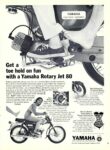 1965 Get a toe hold of fun with a Yamaha Rotary Jet 80