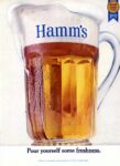 1965 Hamm's. Pour yourself some freshness