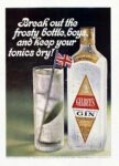 1967 Break out the frosty bottle, boys, and keep your tonics dry!. Gilbey's Gin