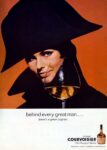 1968 behind every great man … there’s a great cognac. Cognac Courvoisier