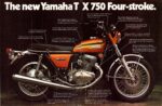 1973 Yamaha TX 750 Four-stroke