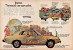 1974 Toyota. The small car specialist