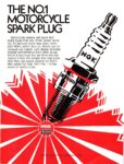 1980 The No.1 Motorcycle Spark Plug. NGK