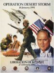 1991 Operation Desert Storm. 16 January 1991. Liberation Of Kuwait 27 February 1991