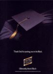 1992 Thank Dad for putting you in the Black. Johnnie Walker Black Label