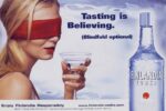 2001 Tasting is Believing. (Blindfold optional) Finlandia Vodka