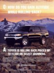 2001 Toyota 4Runner. How Do You Gain Altitude While Rolling Back