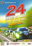 2003 24 Heures Du Mans 14-15 Juin 2003 Resultats