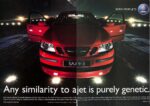 2006 Saab 9-3. Any similarity to a jet is purely genetic