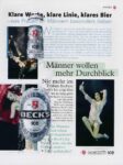 2008 Männer wollen mehr Durchblick. Beck's Ice