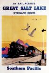 1927 By Rail Across Great Salt Lake Overland Route. Southern Pacific