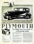 1928 Chrysler Plymouth 2-Door Sedan