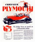 1928 Chrysler Plymouth Roadster