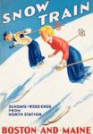 1932 Snow Train. Boston And Maine