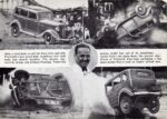 1934 Plymouth Postcard with Lucky Teter