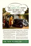 1934 Plymouth Sedan. 'The Ral Fun Starts When You Drive A Car That's Safe!'