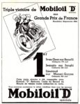 1934 Triple victoire de Mobiloil 'D' speciale aux Grands Prix de France