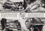 1935 Plymouth Postcard with Lucky Teter