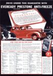 1937 Drive Under This Guarantee With Eveready Prestone Anti-Freeze