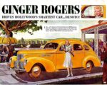 1939 DeSoto. Ginger Rogers Drives Hollywood's Smartest Car _ Desoto!