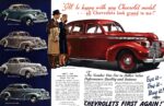 1940 Chevrolet. 'I'll be happy with any Chevrolet model ... all Chevrolets look grand to me!'