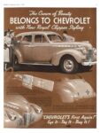 1940 Chevrolet. The Crown of Beauty Belongs To Chevrolet with New Royal Clipper Styling