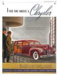1940 Chrysler. 'I See You Drive A Chrysler' (2)