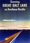 1940 Crossing Great Salt Lake on Southern Pacific