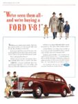 1940 Ford. 'We've seen them all - and we're buying a Ford V-8!'