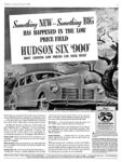 1940 Hudson Six. Something New... Something Big Has Happened In The Low Price Field