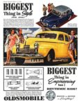 1940 Oldsmobile. Biggest Thing in Style For 1940!