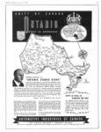 1940 Unity Of Canada. Ontario Great In Resources. Automotive Industries Of Canada