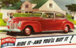 1941 Plymouth 2-Door Sedan. Ride It - And You'll Buy It!