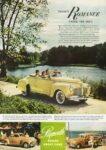 1941 Plymouth Convertible Coupe, Coupe, & Station Wagon. There's Romance Under The Sky!