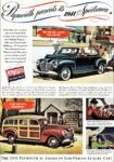 1941 Plymouth Convertible Coupe & Station Wagon