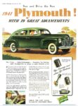 1941 Plymouth Sedan (Canadian Ad)