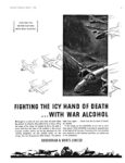 1943 Fighting The Icy Hand Of Death ... With War Alcohol
