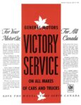 1943 General Motors Victory Service On All Makes Of Cars And Trucks