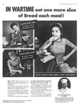 1943 In Wartime eat one more slice of Bread each meal! (3)