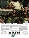 1943 Jeep Fights On All Fronts. Willys