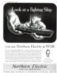 1943 Look at a Fighting Ship you see Northern Electric at War