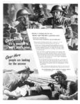 1943 Over There it's a question in every man's mind. Over Here people are looking for the answer