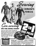 1943 Serving Canada's Forces. Con-serving On The Home Front