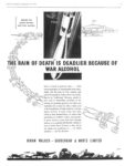 1943 The 'Rain Of Death' Is Deadlier Because of War Alcohol. Hiram Walker