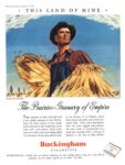 1943 This Land Of Mine. The Prairies - Granary of Empire. Buckingham Cigarettes