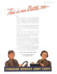 1943 This is our Battle, too - Canadian Women's Army Corps