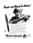 1943 Tough ... and Ready for Action! Waterman's