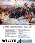 1943 Willys Jeep. Fighting Americans Breach Hitler's Fortress Europe (1)