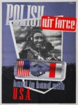 1944 Polish air force hand in hand with U.S.A.